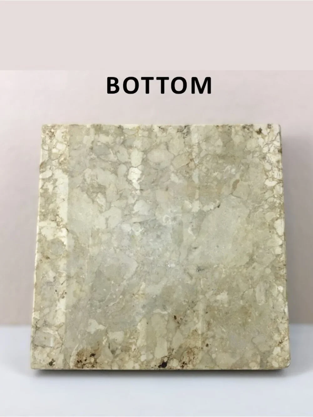 Vintage MCM 💫 Heavy Square Marble Ashtray / Trinket Catchall Dish 7.5”